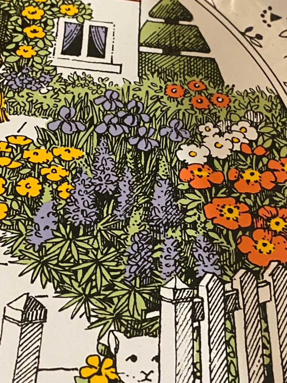 Pat Albeck Decorative Yellow Floral Cottage Serving Metal Tray